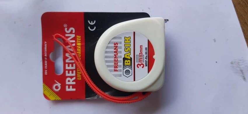 Iron Measuring Tape, 100 Meter, Size: 9 mm
