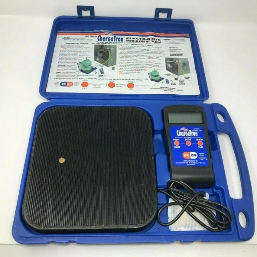 Programmable Refrigerant Charging Scale