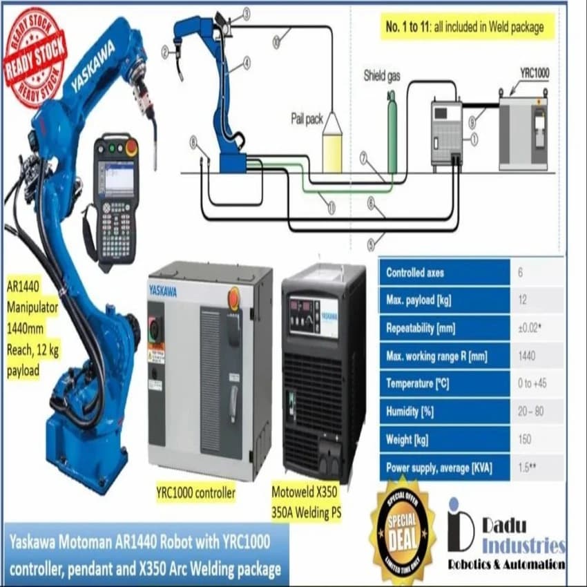 300 Amp Welding Robots