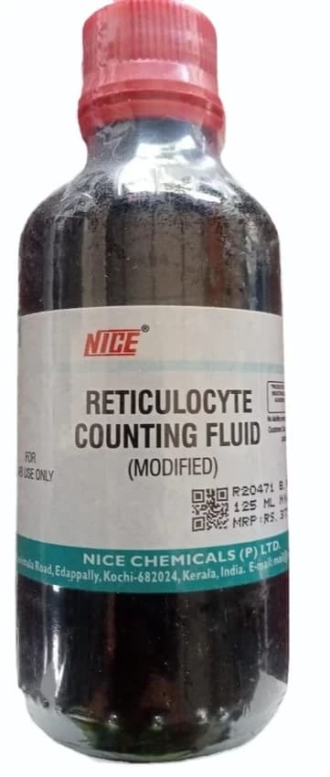 Antibody reagents Reticulocyte counting fluid- Synthesis chemical lab