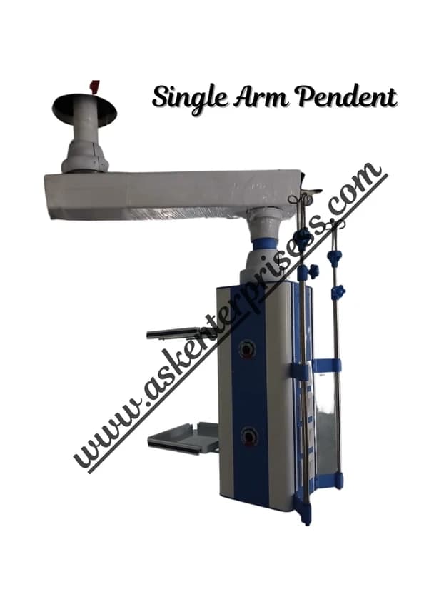 Motorized Aluminum Hospital Single Arm Pendant (Ceiling Mounted, 200 kg Load Capacity)