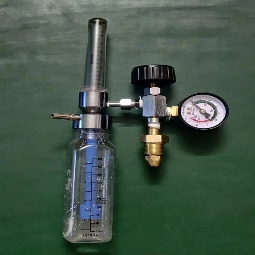 F.A.Valve With Humidifier Bottle, Flow Rate: 0-15 L/min