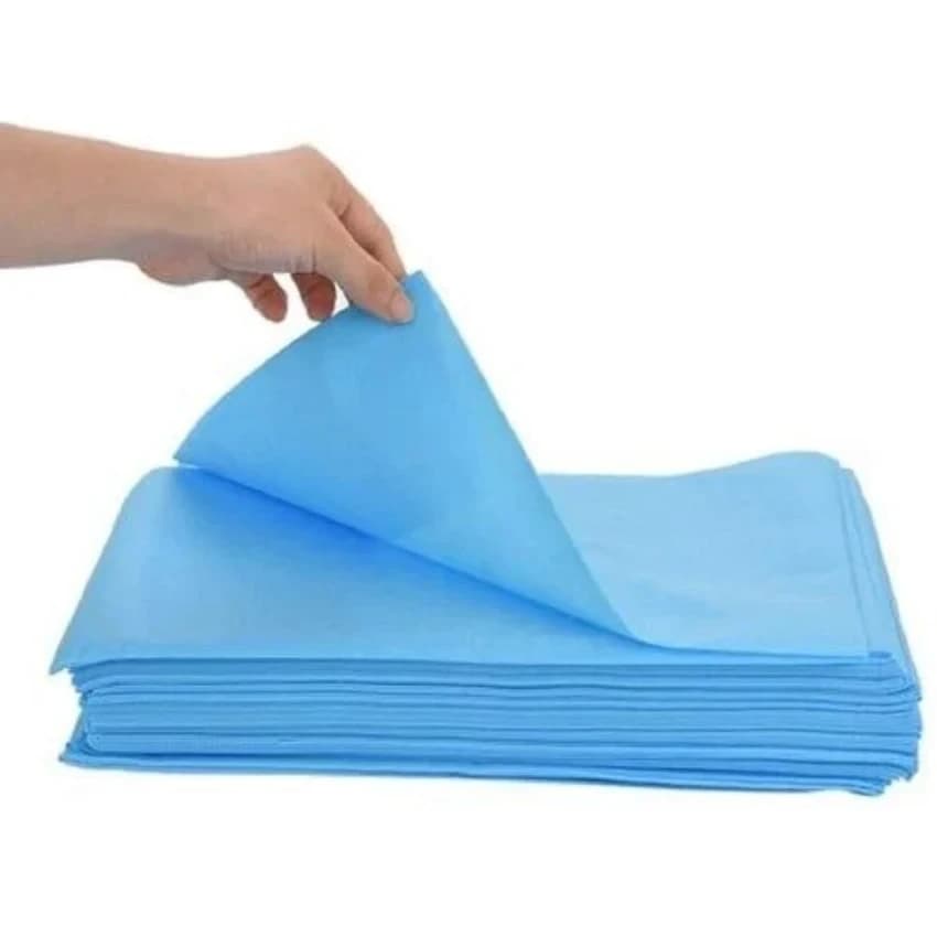 Blue Disposable Bed Sheet