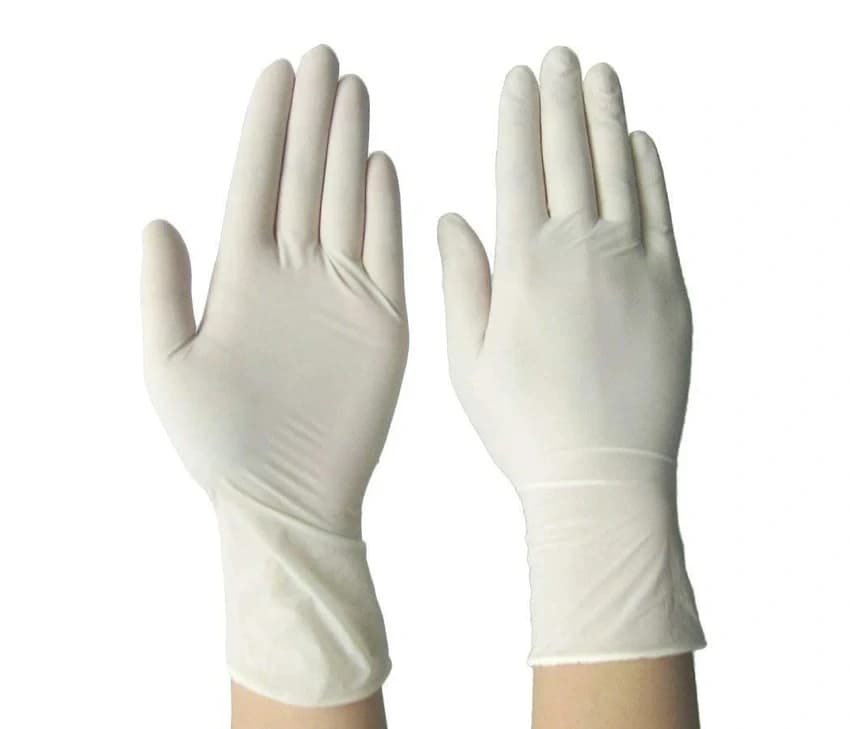 Mw Latex Gloves, 7.5 Inches