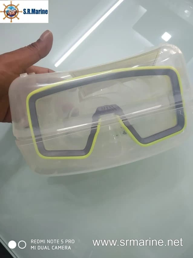 Plastic White Marine Safety Goggles