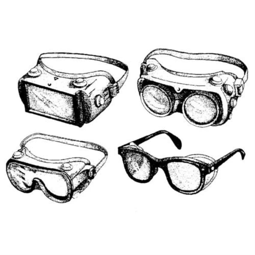 Male Industrial Safety Glasses