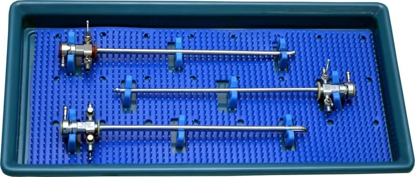 Care Kit - Autoclavable Plastic Sterilization Tray With Holders, Usage: Hospital