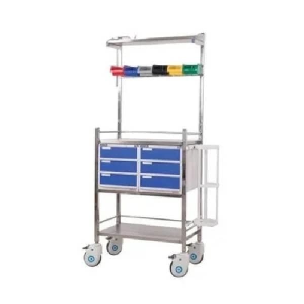 Ss Crash Cart Trolley