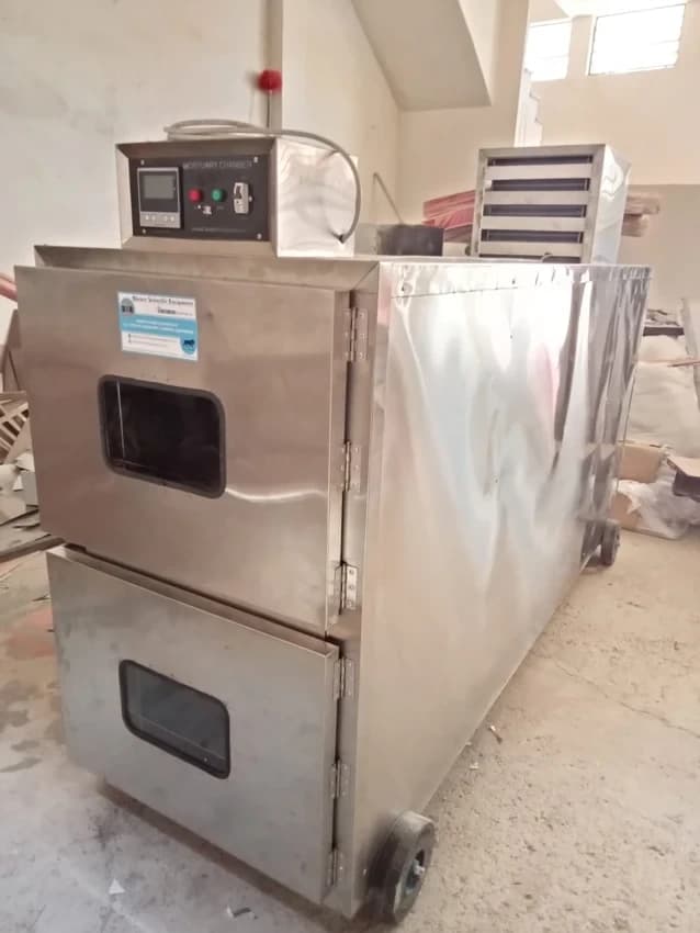 TWO BODY FREEZER, SS 304, Cooling range: 0 to -5°C