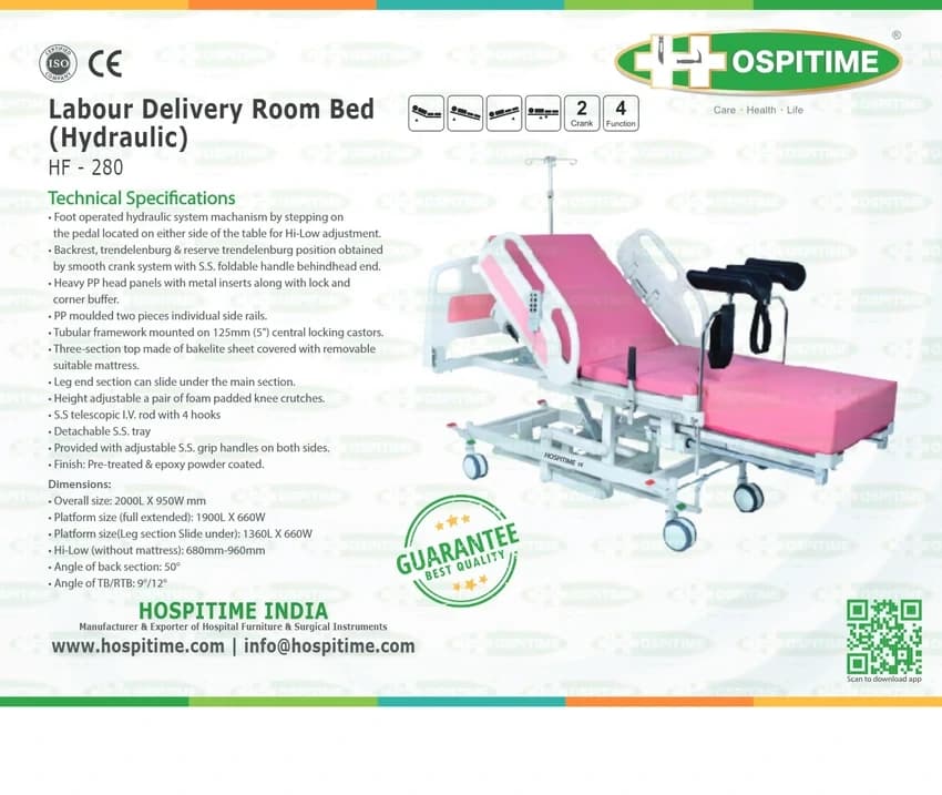 Operating Type / Automation Grade: Electric Hospitime Labour Delivery Room Bed LDR
