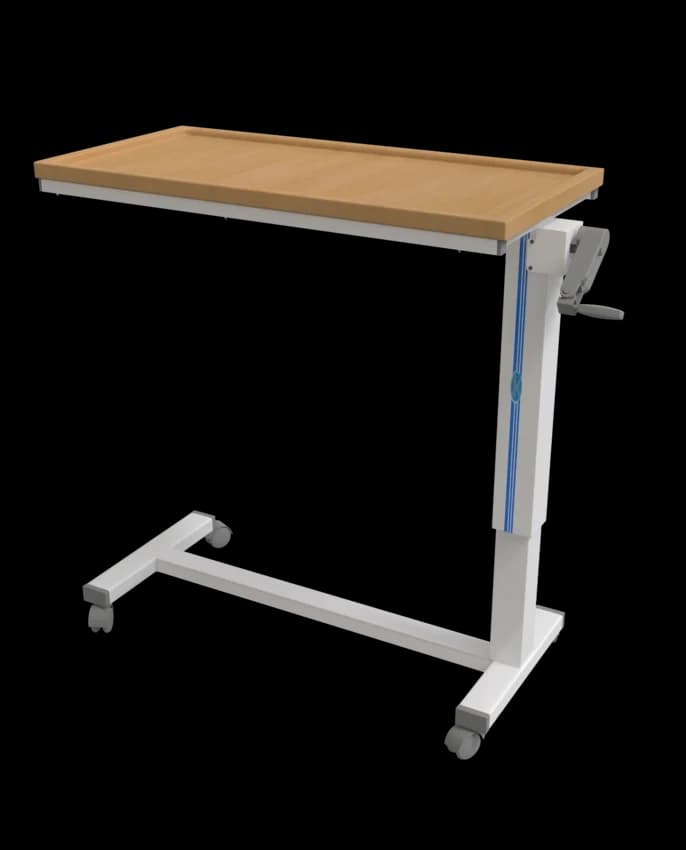 Stainless Steel Patient Bed Side Table