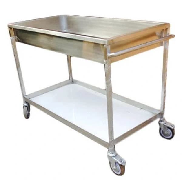 Stainless Steel Soil Dish Trolley