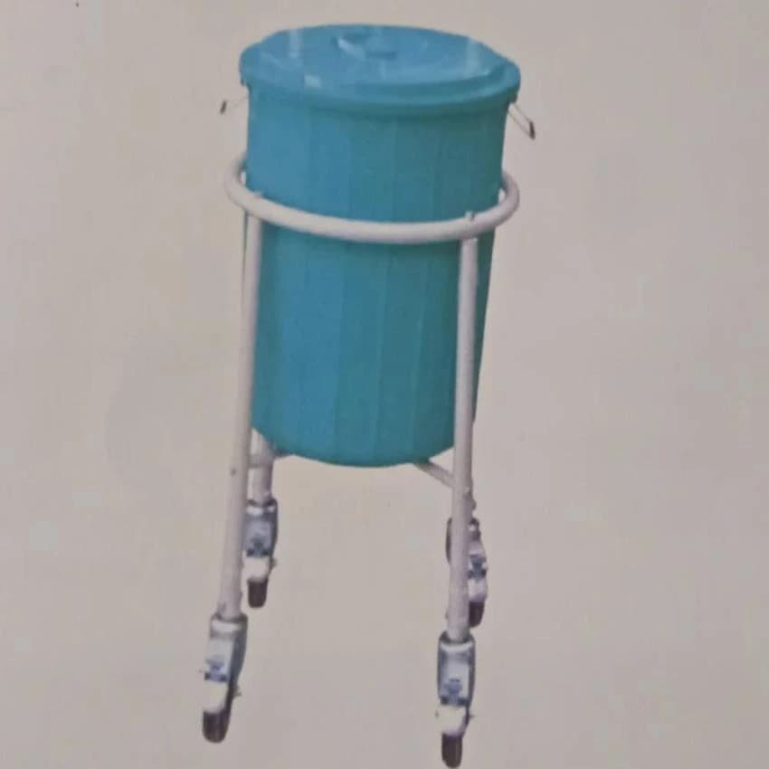 WM-5219 Solid Linen Trolley (Plastic Bucket)