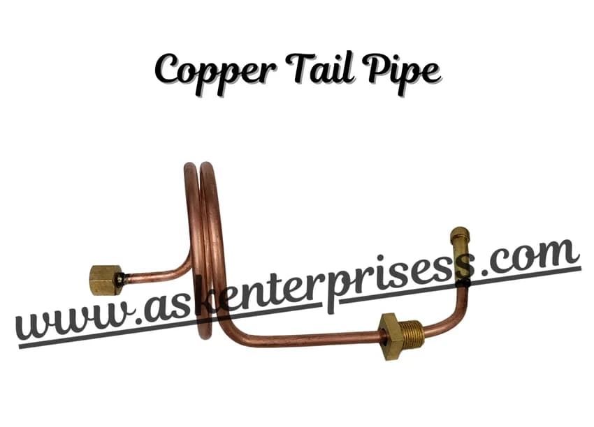 Copper Oxygen Tail Pipe for Medical Uses (1 Meter Long)