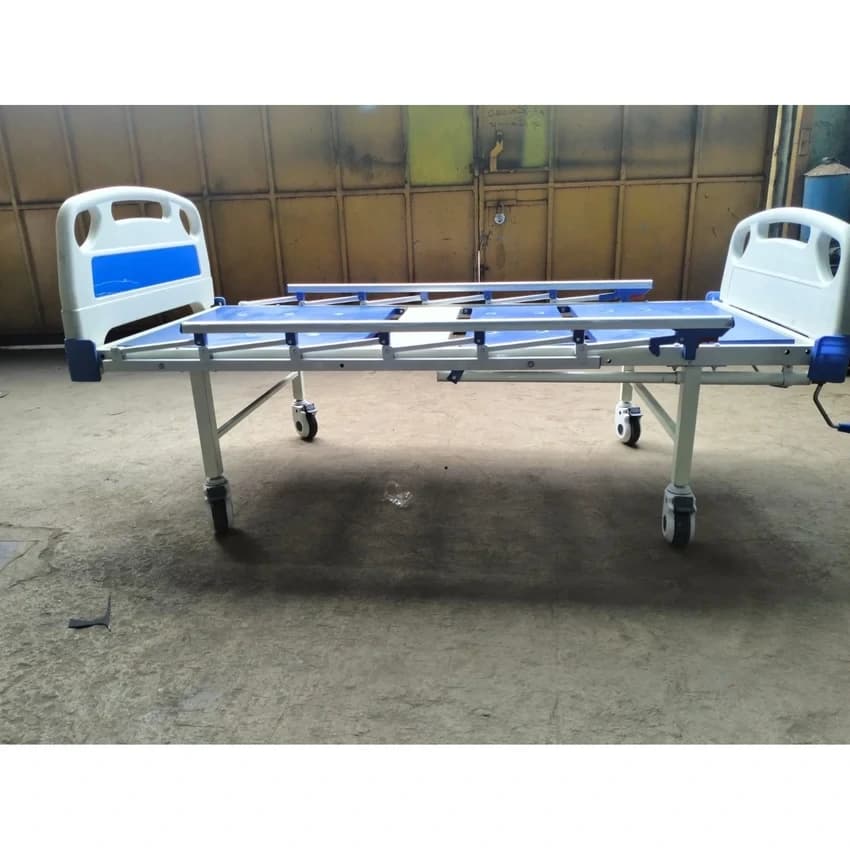 Hospital Semi Fowler Cot, 2075mm x 920mm x 610mm, Stainless Steel