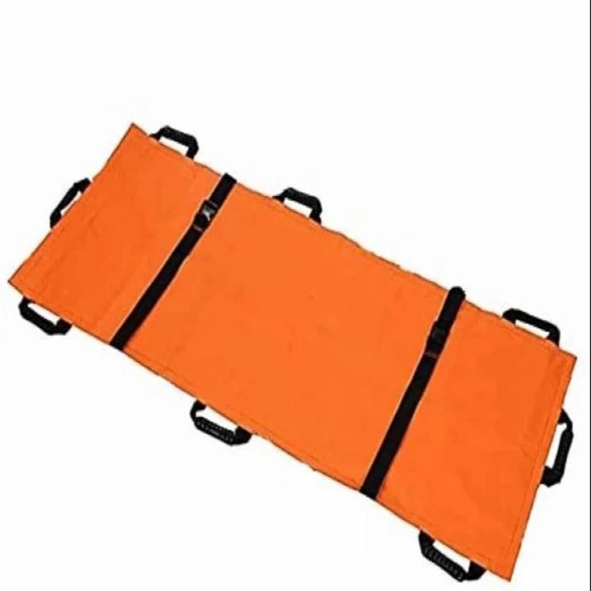 Folding Carry sheet stretcher, Mild Steel, Size: 210 X 89 cm