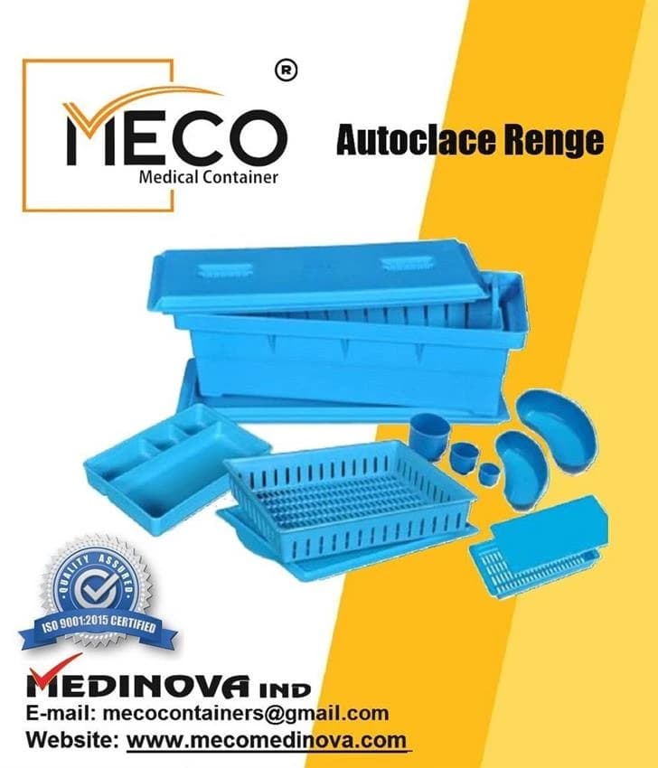 Polypropylene Rectangular Instrument Trays And Lids - 1107 Mesh Based-Hospital holloware