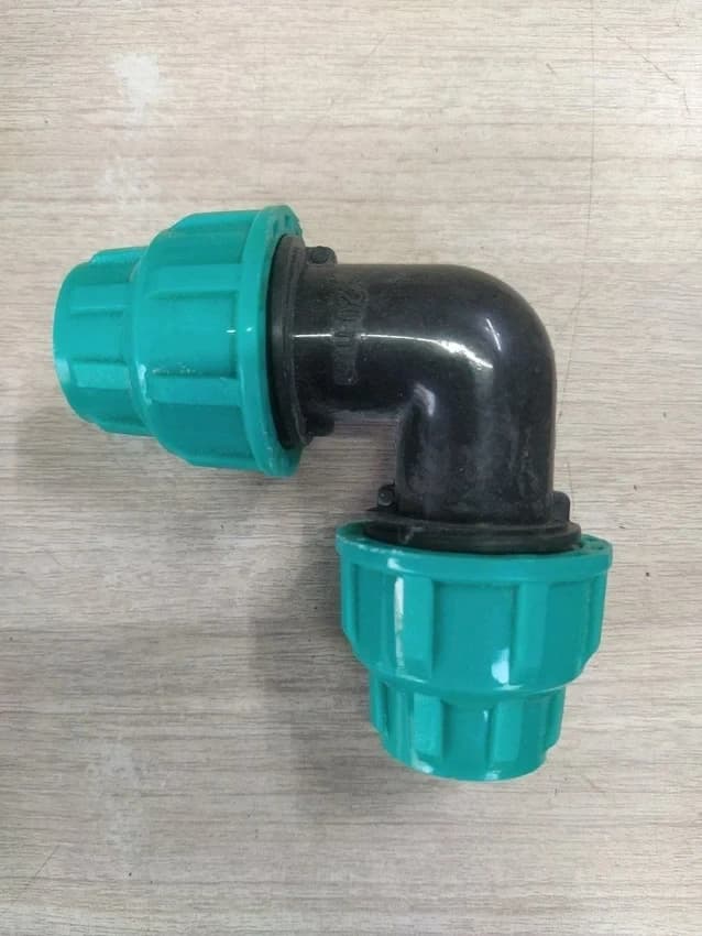 1/2 inch 90 degree MDPE Compression Elbow, For Plumbing Pipe
