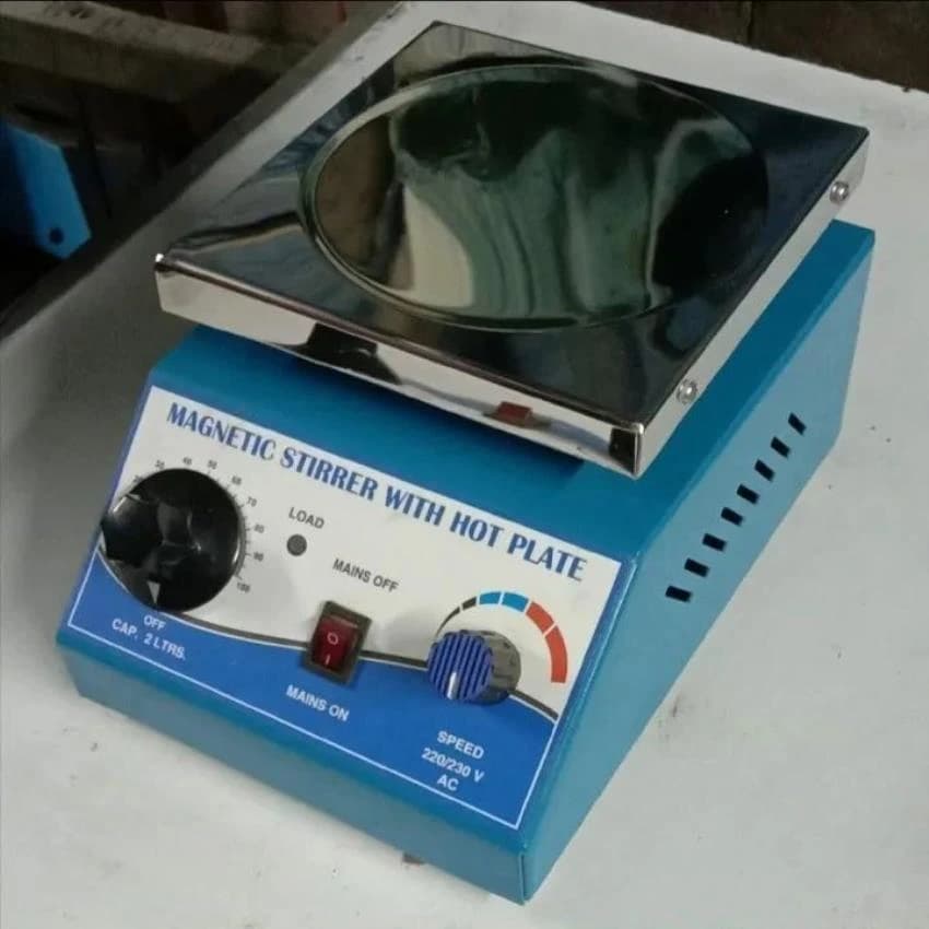 Magnetic stirrer with hot plate