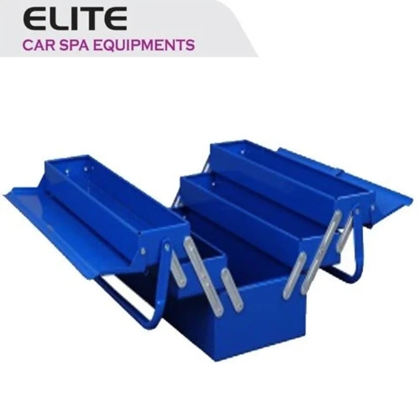 Metal Tool Box, 19"" Cantilever Style, 19 Inch, Steel