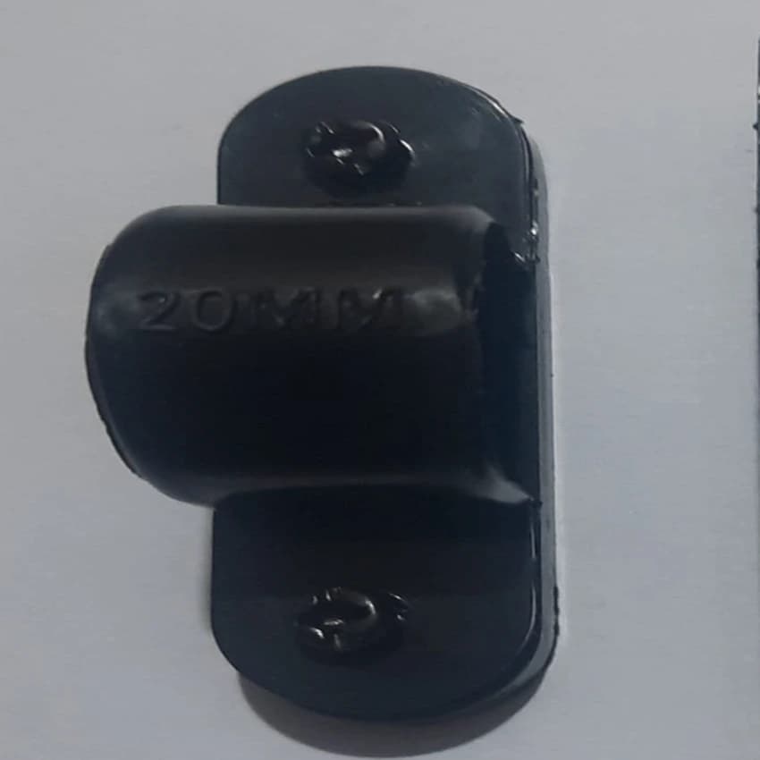 20mm PVC Black Base Saddles