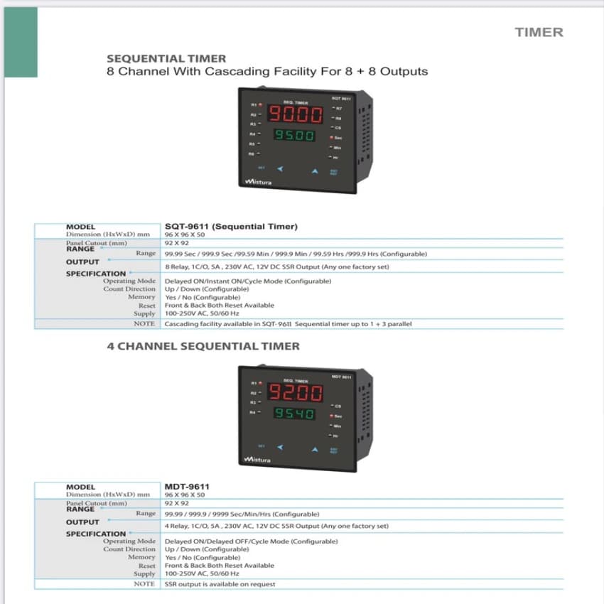 Sequential Timer