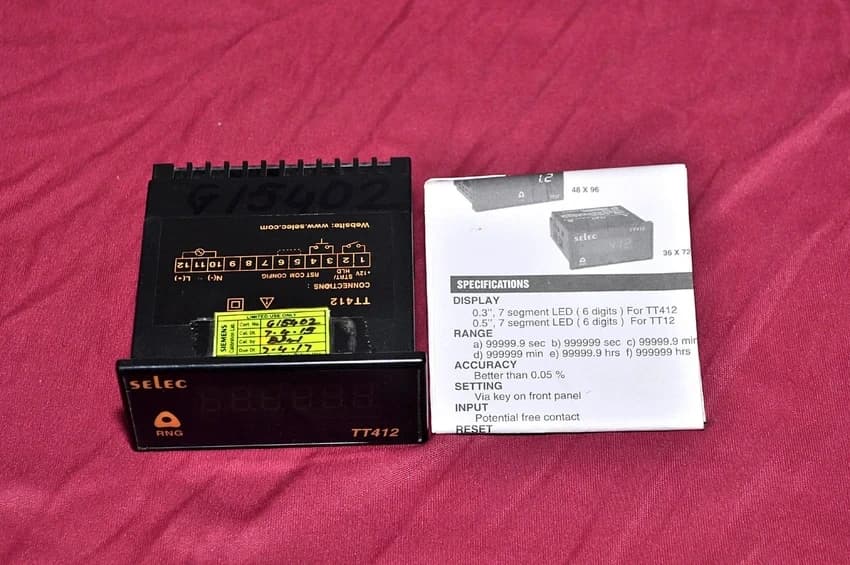 SELEC Semi-Automatic Time Interval Meters TT412