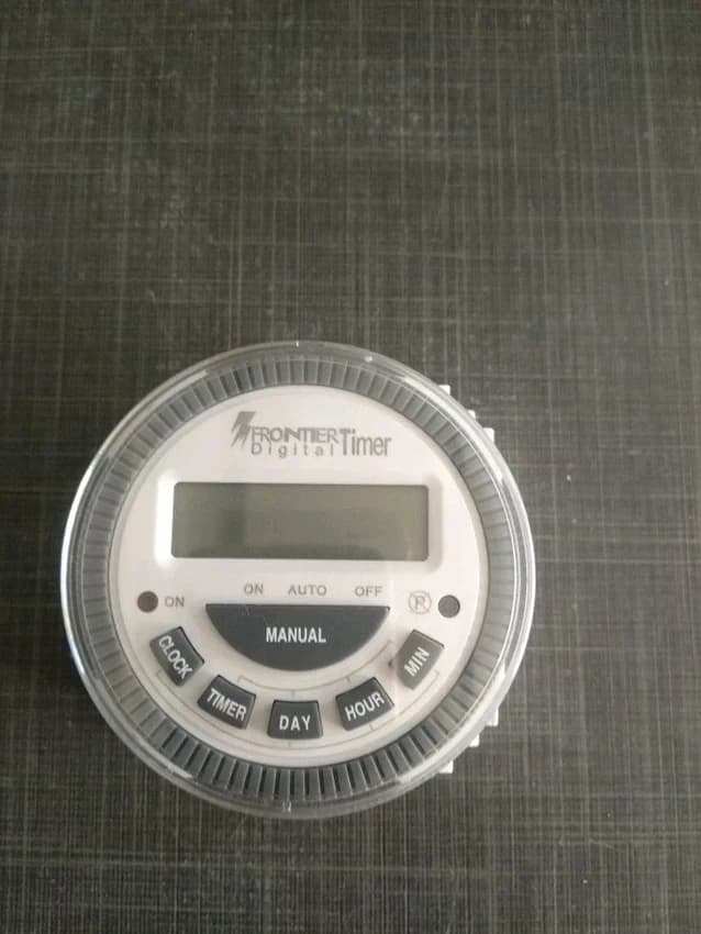 Frontier Digital Timer TM619-2 16A 4pin, For Agriculture, Timing Capacity: Weekly And House