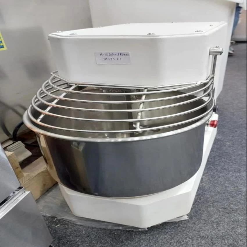 Stainless Steel (SS) Fixed Bowl Spiral Mixer Machine