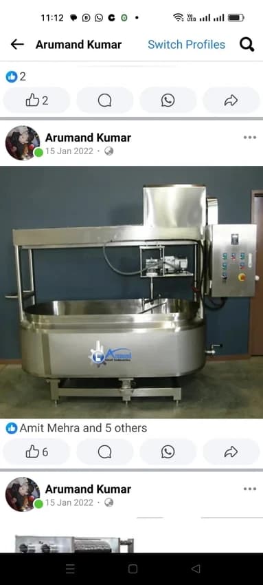 500ltr Paneer Making Machine
