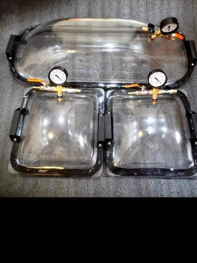Vacuum Box For Weld Leak Test Sale (Acrylic Body, Neoprene Seal) - 600 x 200 mm Working Area