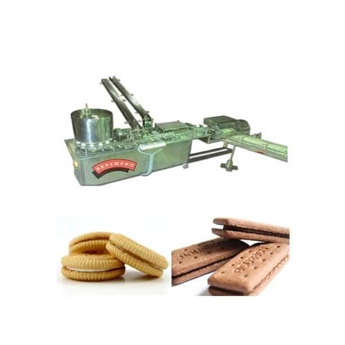 SS Cream Biscuit Sandwiching Machine, Capacity: 2 Ton