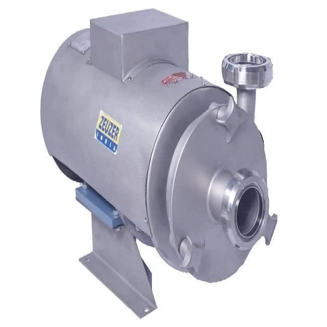 SS 304 2 HP Milk Transfer Pump, Capacity: 1000 litres/hr