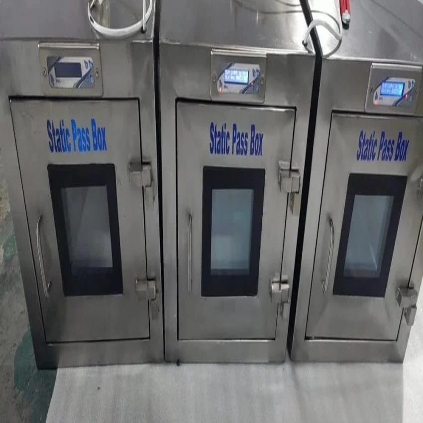 Stainless Steel Rectangular Statics Pass Box