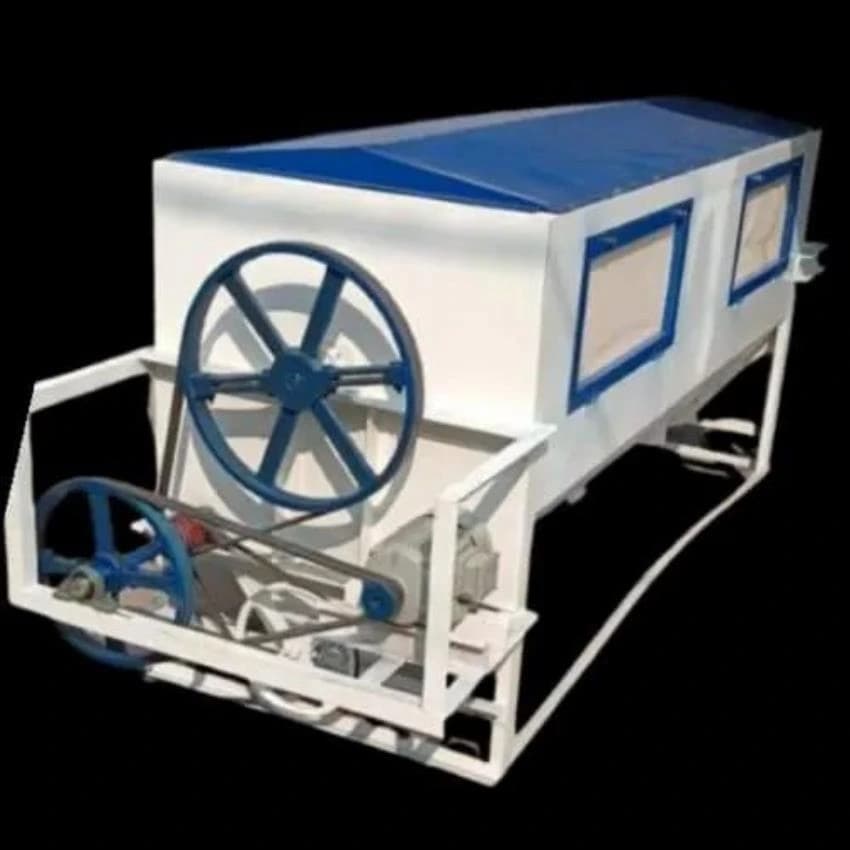 Semi-Automatic Powder Coated Indented Cylinder Machine, Three Phase
