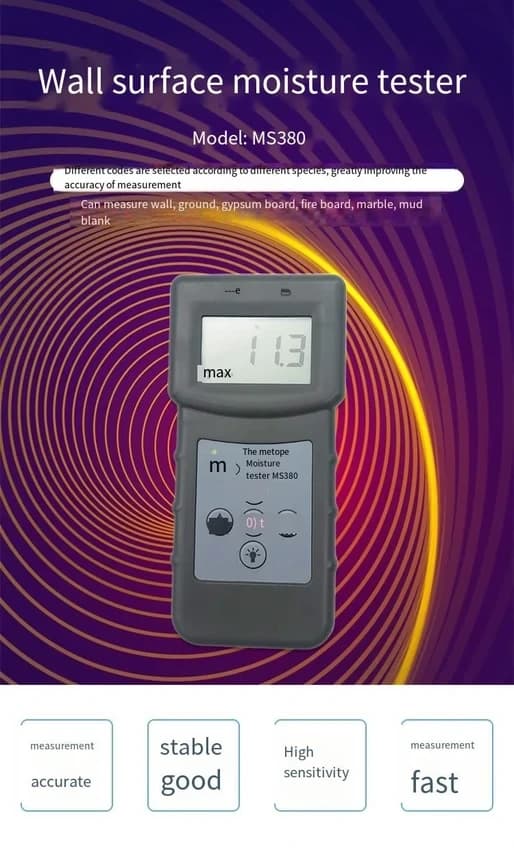 Imported 0-70 Concrete Moisture Meter MS, For Industrial, Packaging Type: Carton