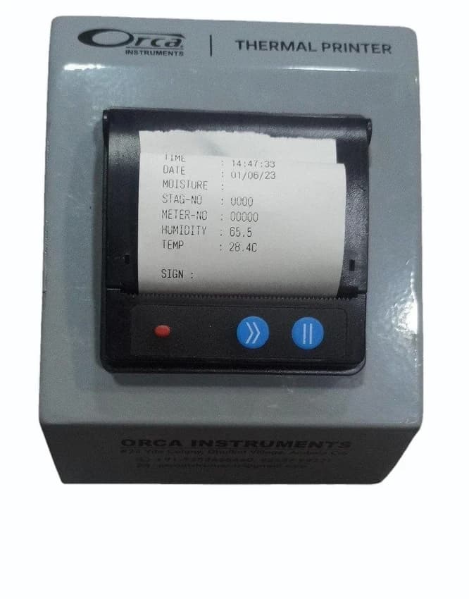 Orca Instruments Moisture meter thermal printer, For Laboratory, Packaging Type: Box