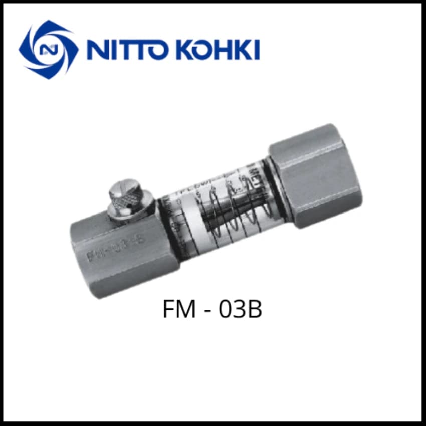 Nitto Kohki Plastic Body Water Flow Meter, Model Name/number: Fm03