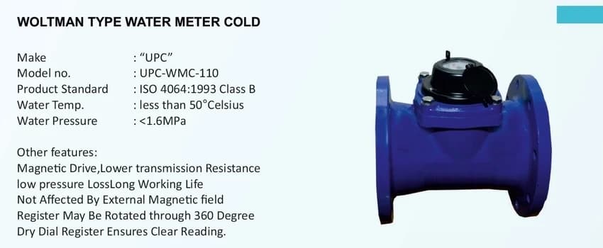 Brass Water Flow Meter, Size: 4 - 6 Inch