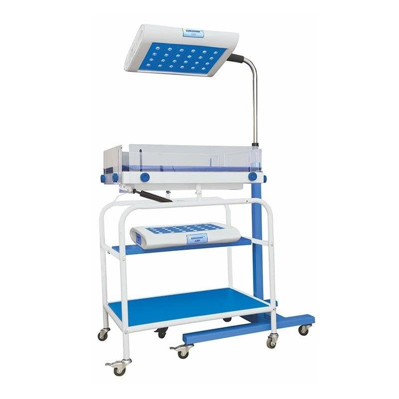 JAIN SURGICAL Rectangular Infant Phototherapy Unit With bassinet, For Hospital, Led