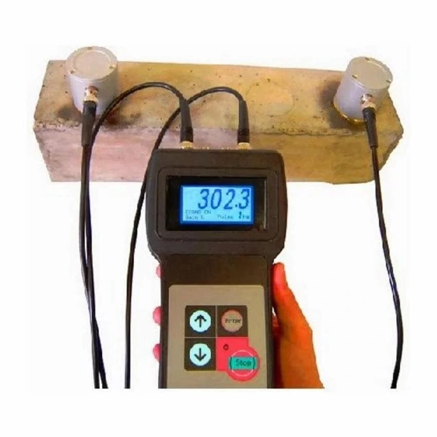 Mild Steel Ultrasonic Pulse Velocity Tester