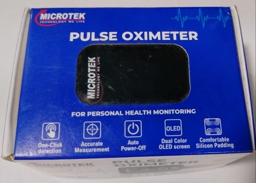 Microtek Fingertip Pulse Oximeter, For Hospital