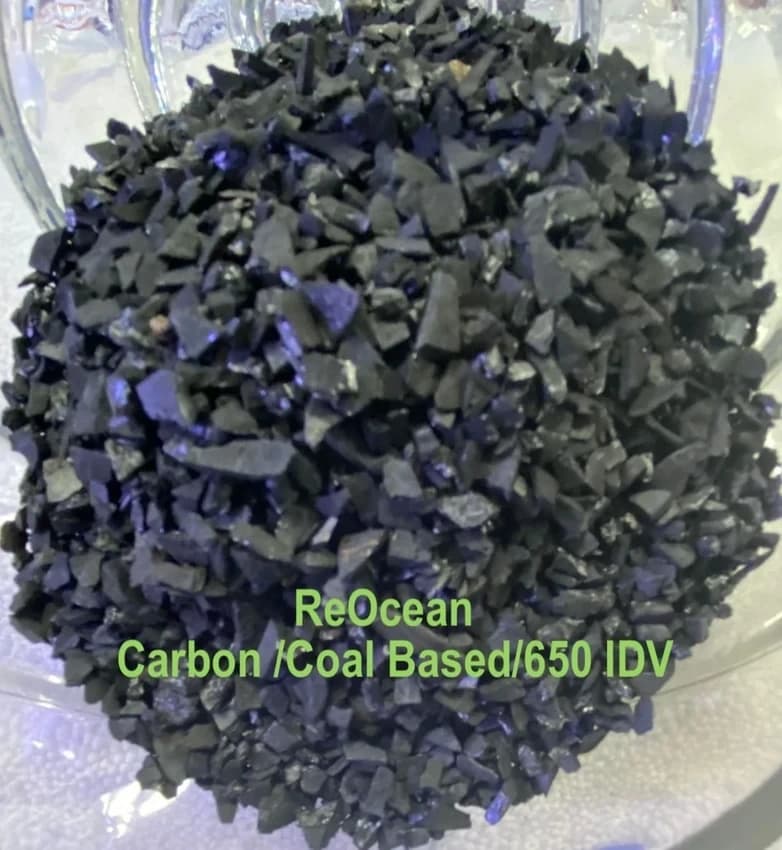 ReOcean Activated Carbon Coal Based, 25 Kg HDPE Bag, Granular (GAC)