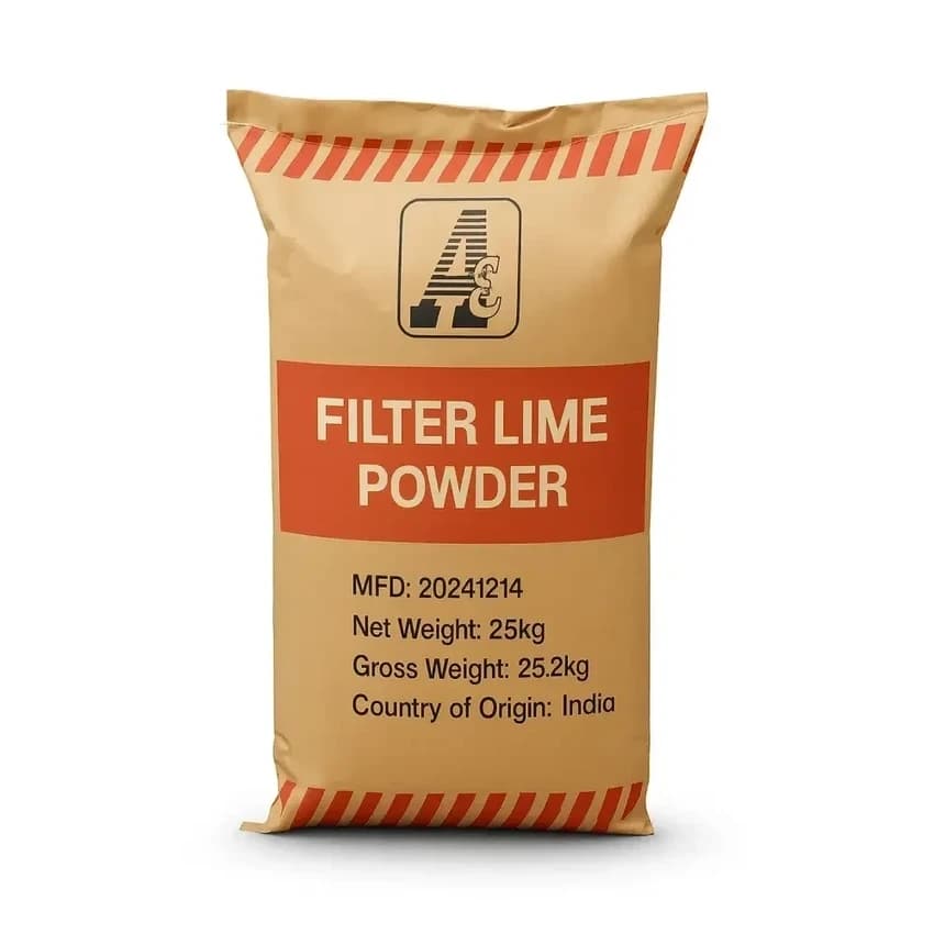 Filter Lime Powder for Food (99.9% Purity) - 25 kg