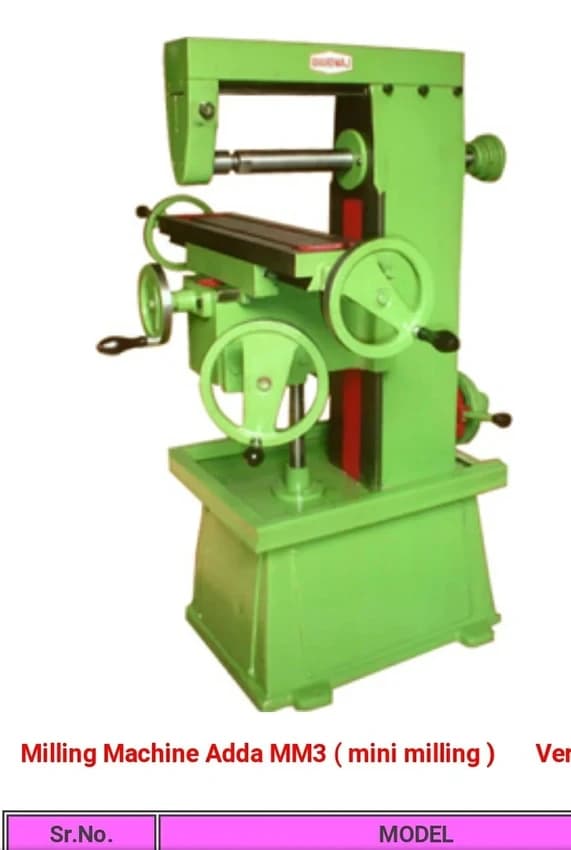 Cast Iron Milling Adda Machine