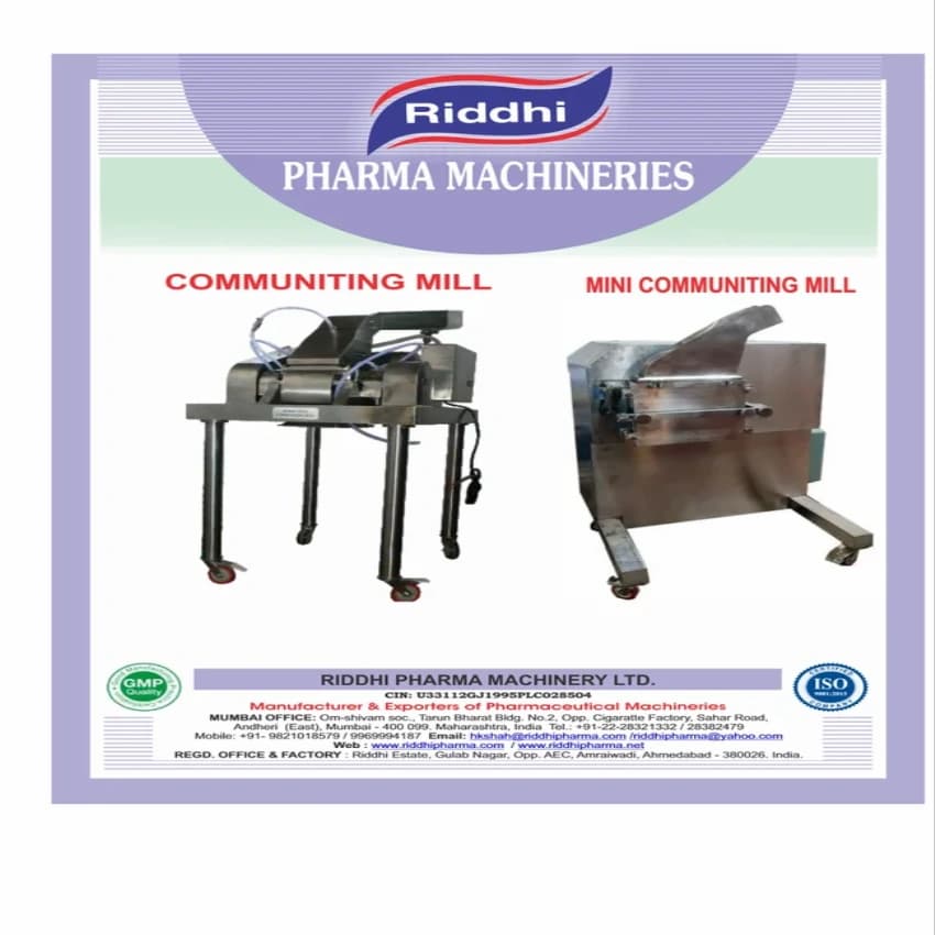 New Communiting Mill Gmp Model, For Milling