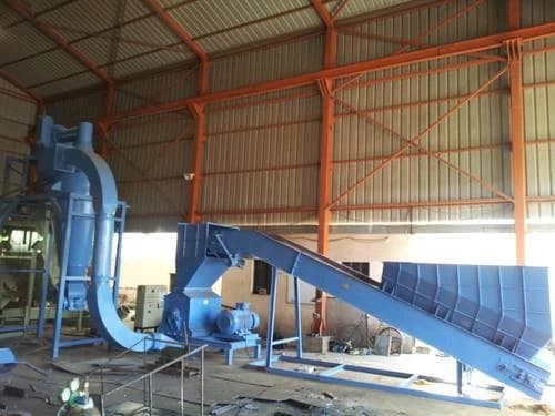 Stainless Steel Glass Grinding Plant, 3-5 Hp, 240 To 440 V