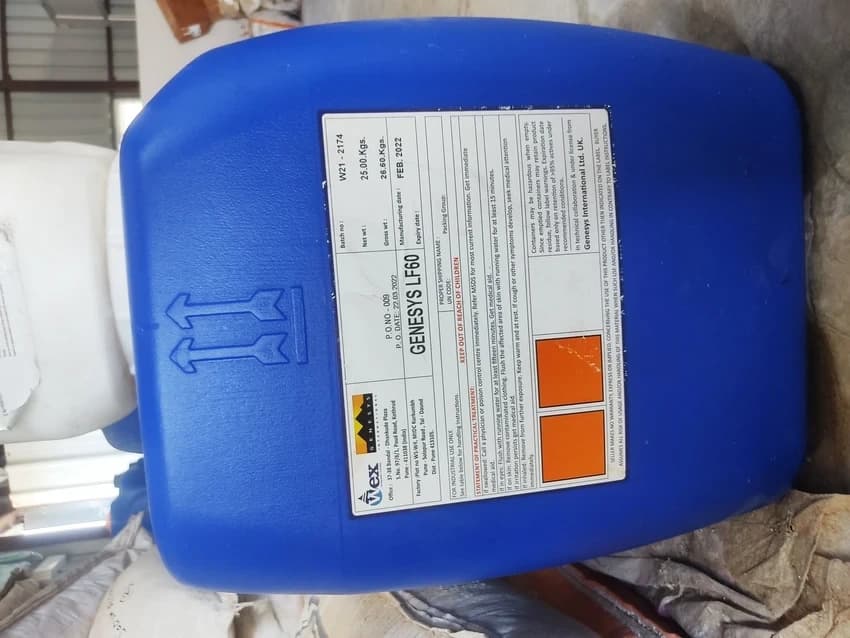 Ro Antiscalant Genesys, Grade Standard: Industrial Grade, Packaging Size: 5kg & 25kg