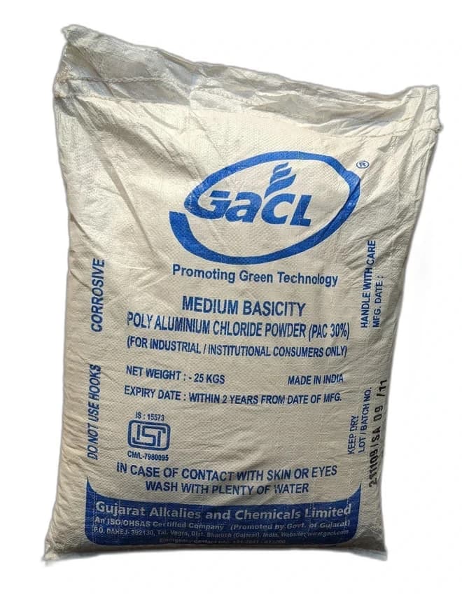 GACL Poly Aluminium Chloride Powder, For Industrial
