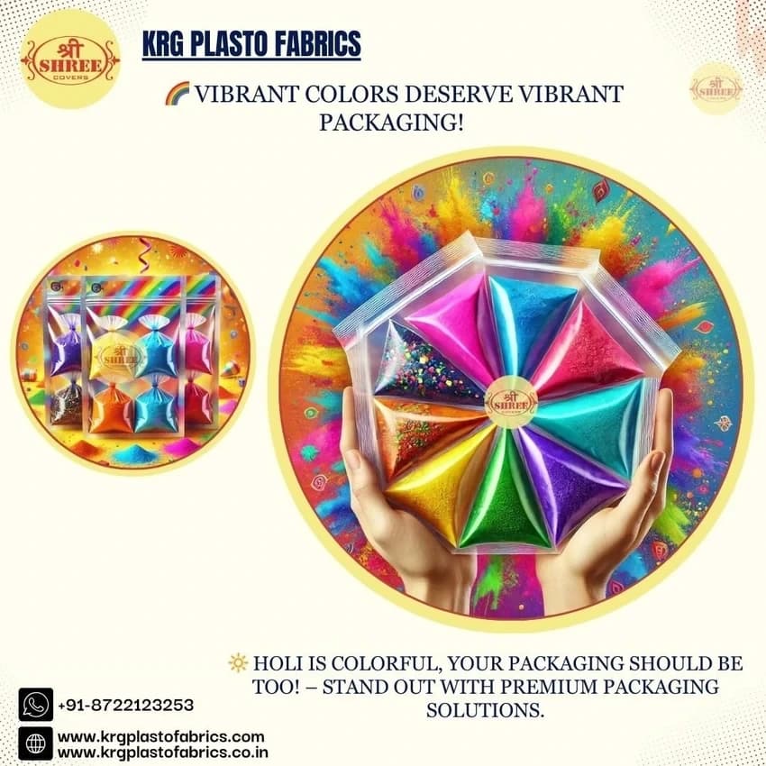Transparent PP Holi Packaging covers